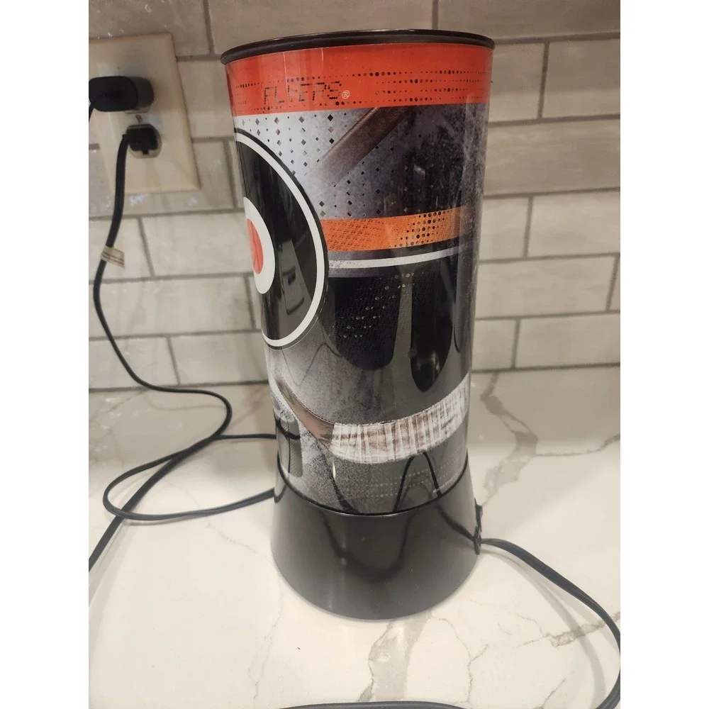NHL Philadelphia Flyers Revolving Spinning Light Motion Lamp Wincraft Table Lamp